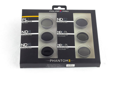 PolarPro Paquete de 6 filtros Profesionales para dji Phantom 4 / Phantom 3