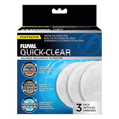 Fluval FX5 - Almohadilla de Pulido de Agua con Filtro Fino, Paquete de 3