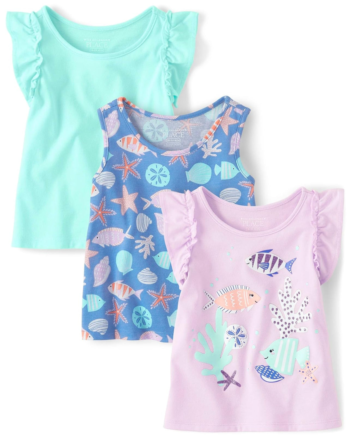 The Children's Place - Camisetas de Manga Corta para el día a día
