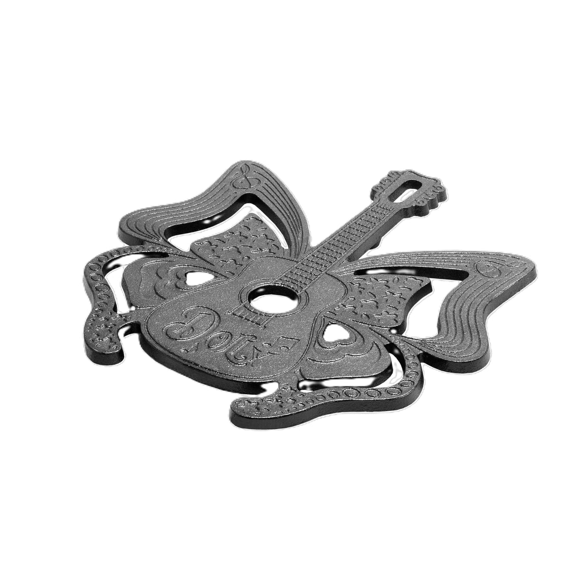 Lodge - Salvamanteles de Hierro Fundido Dolly Parton de 8 Pulgadas, Apto para lavaplatos diseñado para Uso Universal, protección térmica Reutilizable hasta 525°, Mariposa