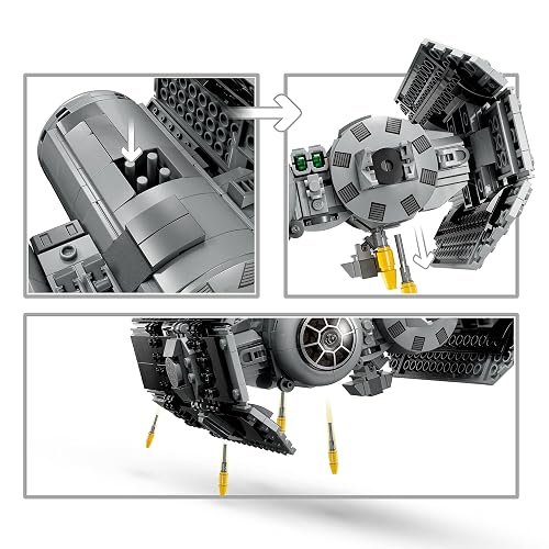 LEGO Star Wars™ 75347, Tie, Caza Estelar construible, Bloques de Construcción para Niños y Niñas a Partir de 9 Años, Set de Jugetes Creativos, Idea Regalo para el Día del Niño (625 Piezas)