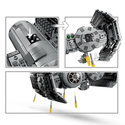 LEGO Star Wars™ 75347, Tie, Caza Estelar construible, Bloques de Construcción para Niños y Niñas a Partir de 9 Años, Set de Jugetes Creativos, Idea Regalo para el Día del Niño (625 Piezas)