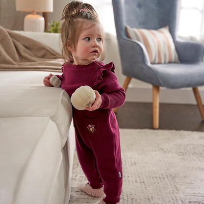 Gerber Sweater Knit Romper Jumpsuit Conjunto de camisetas para bebés y niños pequeños bebés niñas