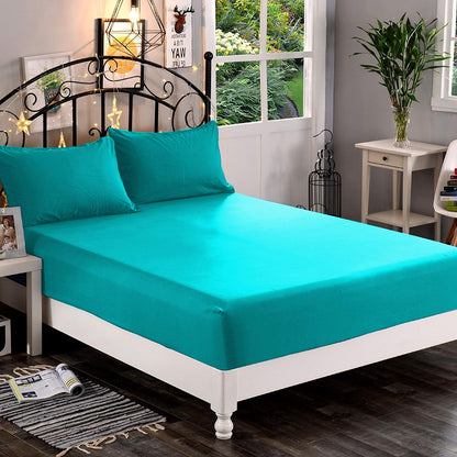 Sábana Bajera Ajustable Elegant Comfort de Microfibra - Turquesa - Twin - Twin XL