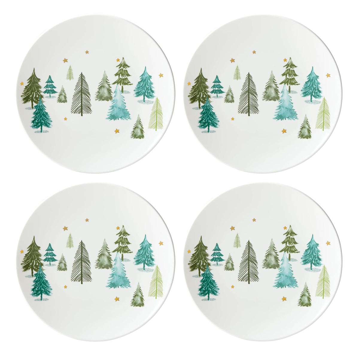 Lenox 880066 Balsam Lane Accent Plates, Multicolor
