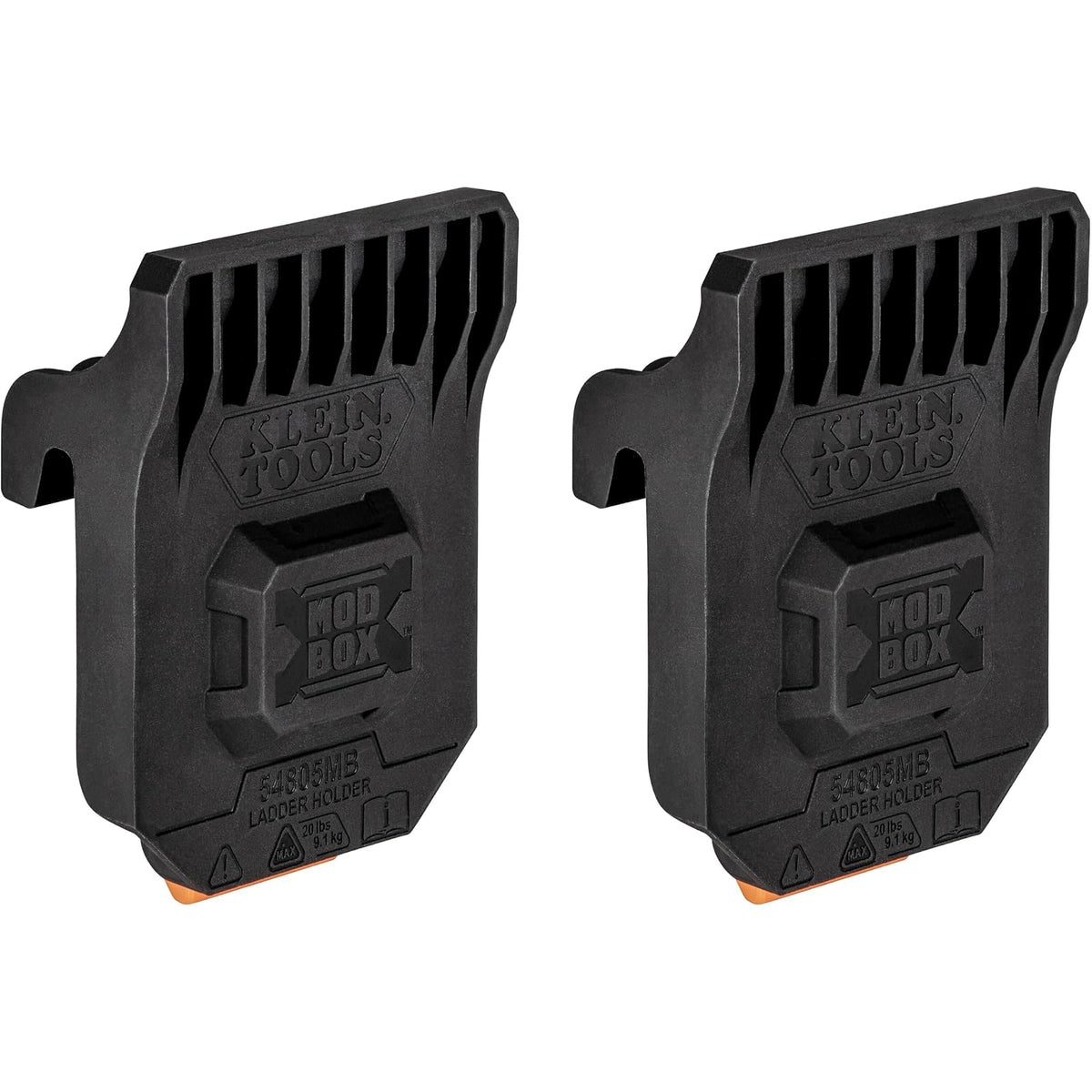 KLEIN TOOLS 54805 MB MODBox - Soporte para escalera de carro utilitario, ganchos de almacenamiento, sostiene escalera vertical u horizontalmente en carritos utilitarios MODBox