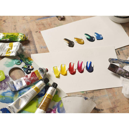 Winsor & Newton - Pincel de Mango Corto, Redonda 0, 2 y 6, un Golpe 3 mm y 6,3 mm, Multicolor, Paquete-de-5, 1