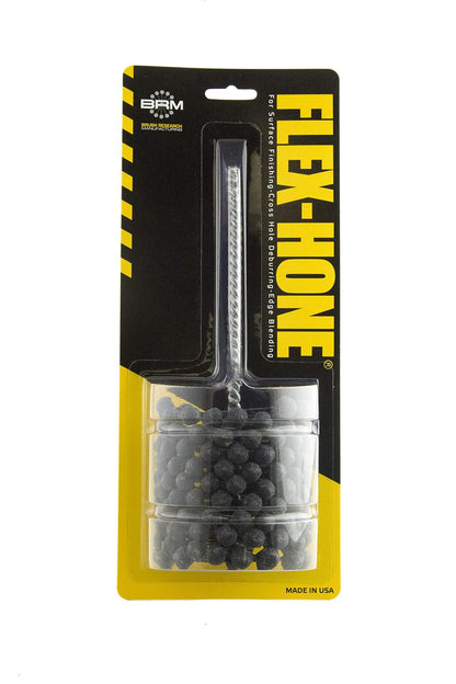 Brush Research FLEX-HONE Cylinder Hone, BC Series, Silicon Carbide Abrasive, 7/8" (22 mm) Diameter, 240 Grit Size - 2-7 - 8" - Grano 180