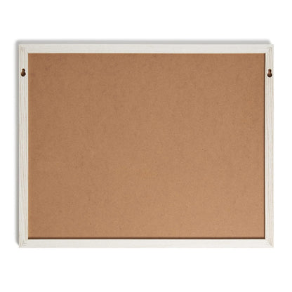 U Brands - Juego de pizarras blancas con marco de lavado blanco, suministros de oficina, con imán, lápices de gis, 40,6 x 50,8 cm, 4 piezas