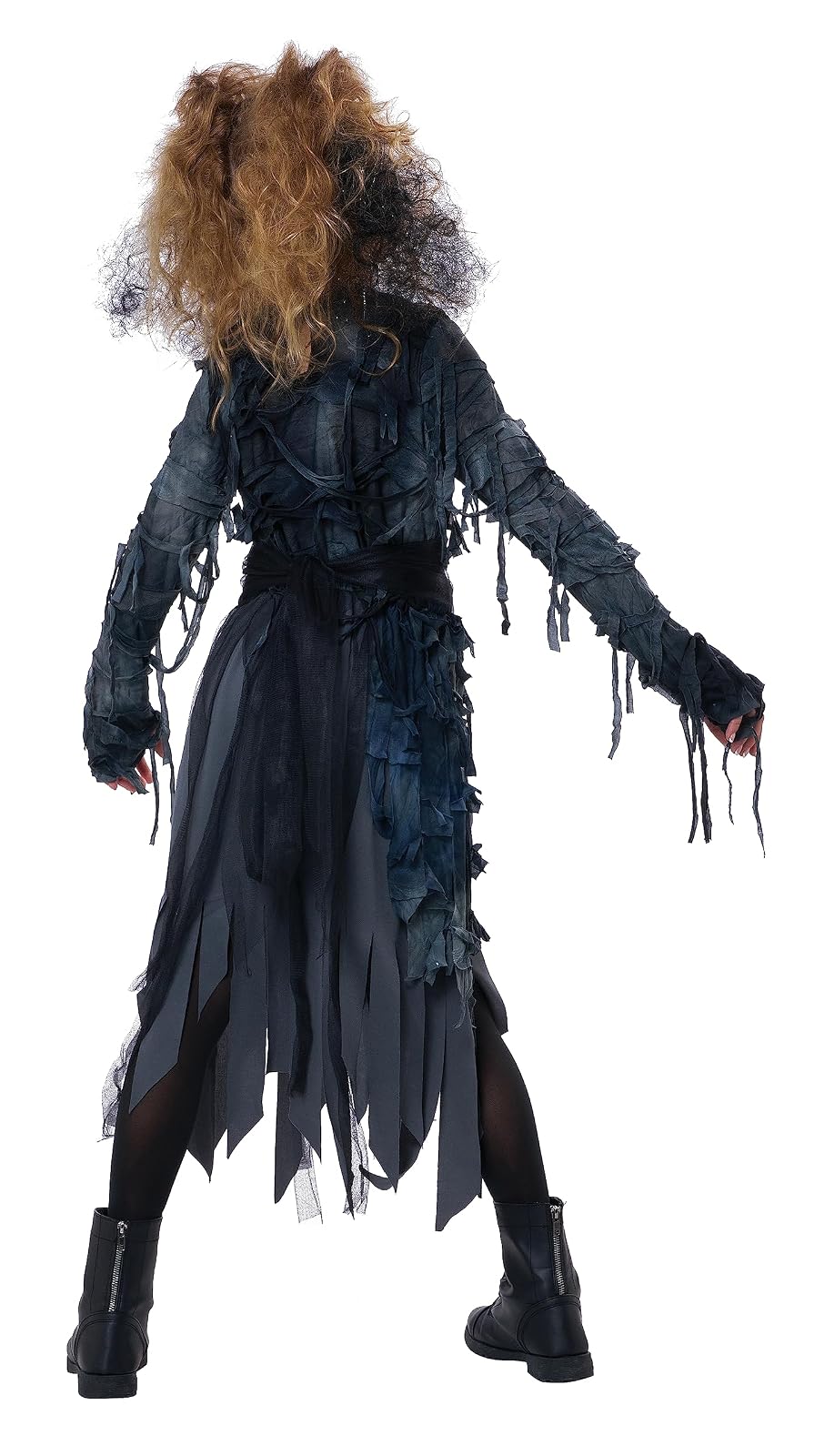 Disfraz de Zombi para niña, Talla S