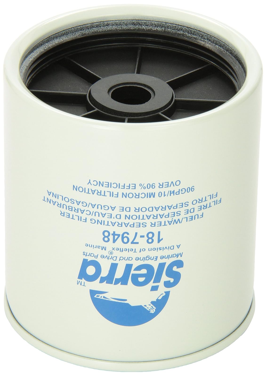 Sierra 18-7948 Elemento de repuesto para filtro Racor para uso con Mercury 35-886638, Racor S3227, Suzuki 99105-20005, Honda 17670-ZW1-801AH