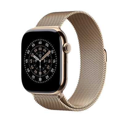 Apple Watch Band - Correa Estilo milanés - 46 mm - Color Oro - M/L