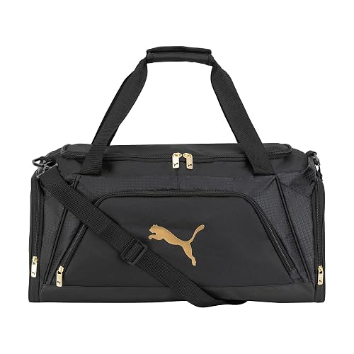 PUMA Evercat Accelerator - Bolsa de lona, color negro y dorado, Negro/Oro, Evercat Accelerator Bolsa de lona