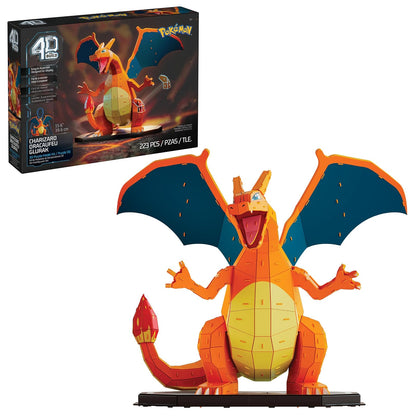 4D Build Kit de Modelo 3D Armable Pokémon, 612 Piezas - Charizard