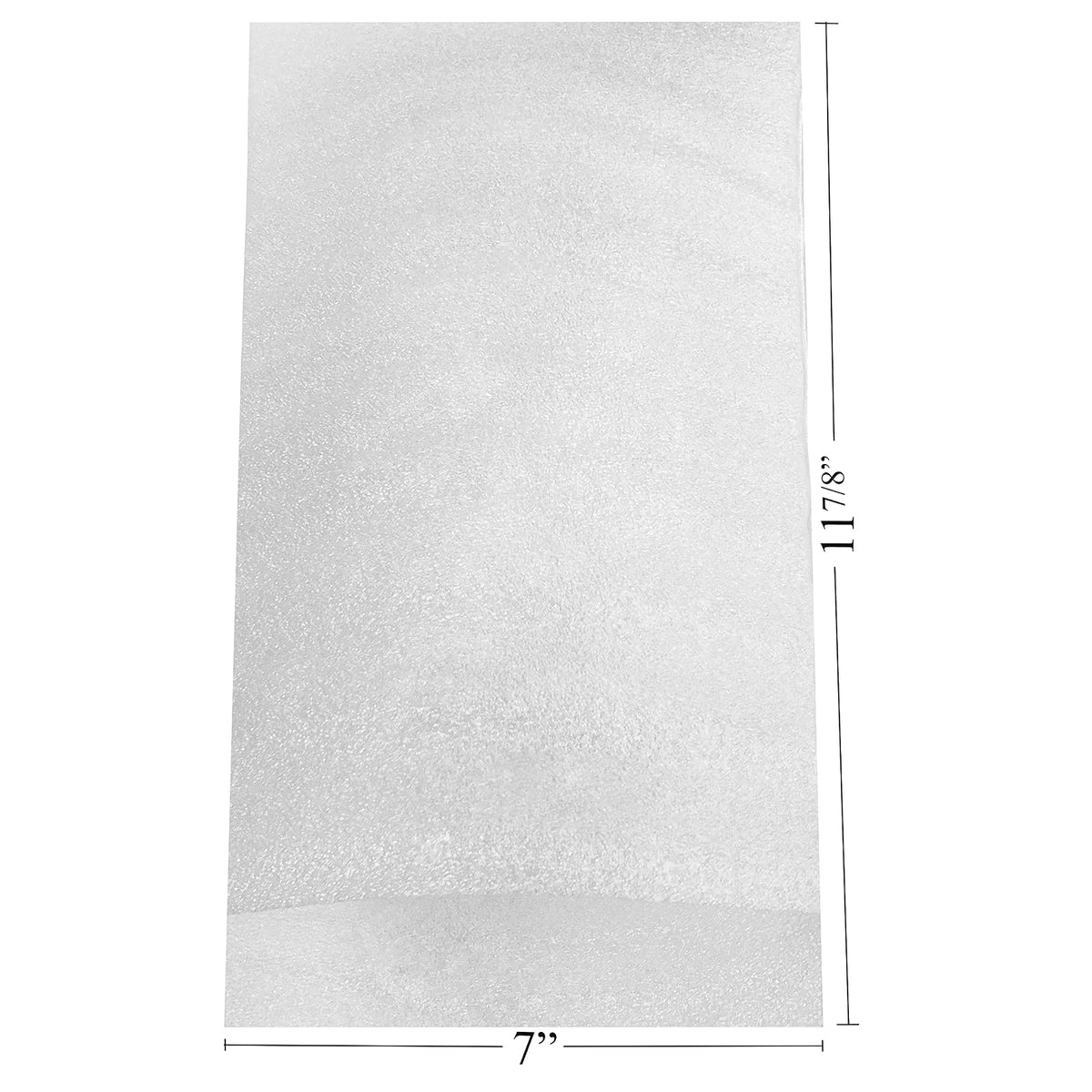 UBOXES Bolsas de espuma de 7 x 11-7/8 pulgadas para vasos (paquete de 25) protegen los platos