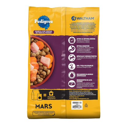 Pedigree Pancita Saludable Croquetas para Perros Adultos Sabor Salmón, Pavo y Zanahoria 4kg