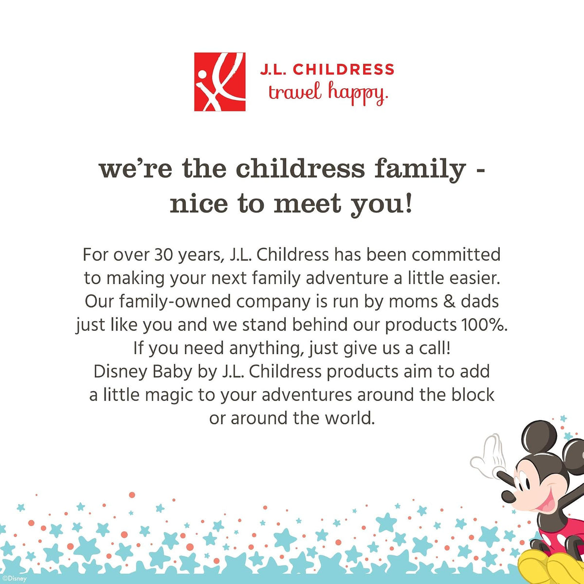 Disney Baby by J.L. Childress Cups 'N Cargo Organizador de carriola universal y accesorio, Mickey Black
