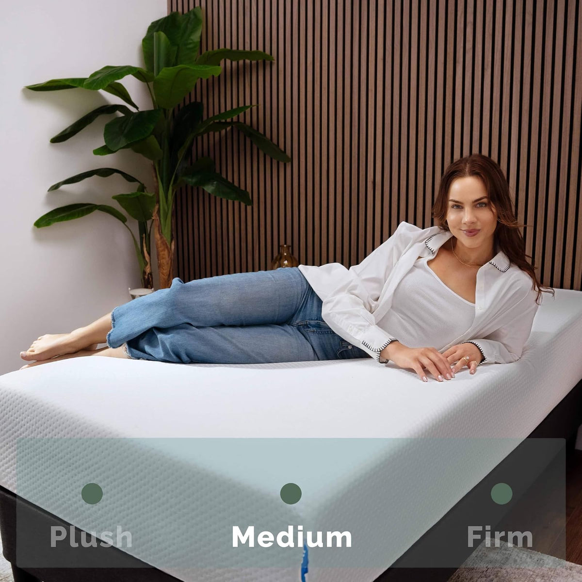 Nestl Green Tea Colchón Individual de 8 Pulgadas, colchón de Espuma viscoelástica de Grafito refrescante para niños, Cama de Apoyo para Alivio de presión sin Fibra de Vidrio, en una Caja, Certificado