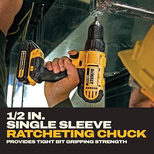 DeWALT DCD771C2 - Taladro (Ión de litio) Negro y Amarillo