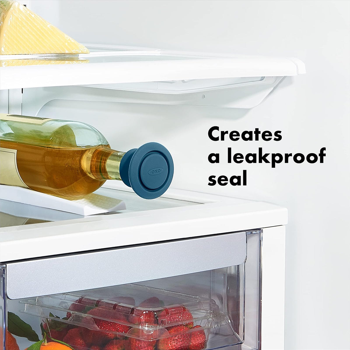 OXO Good Grips - Tapones de silicona para vino
