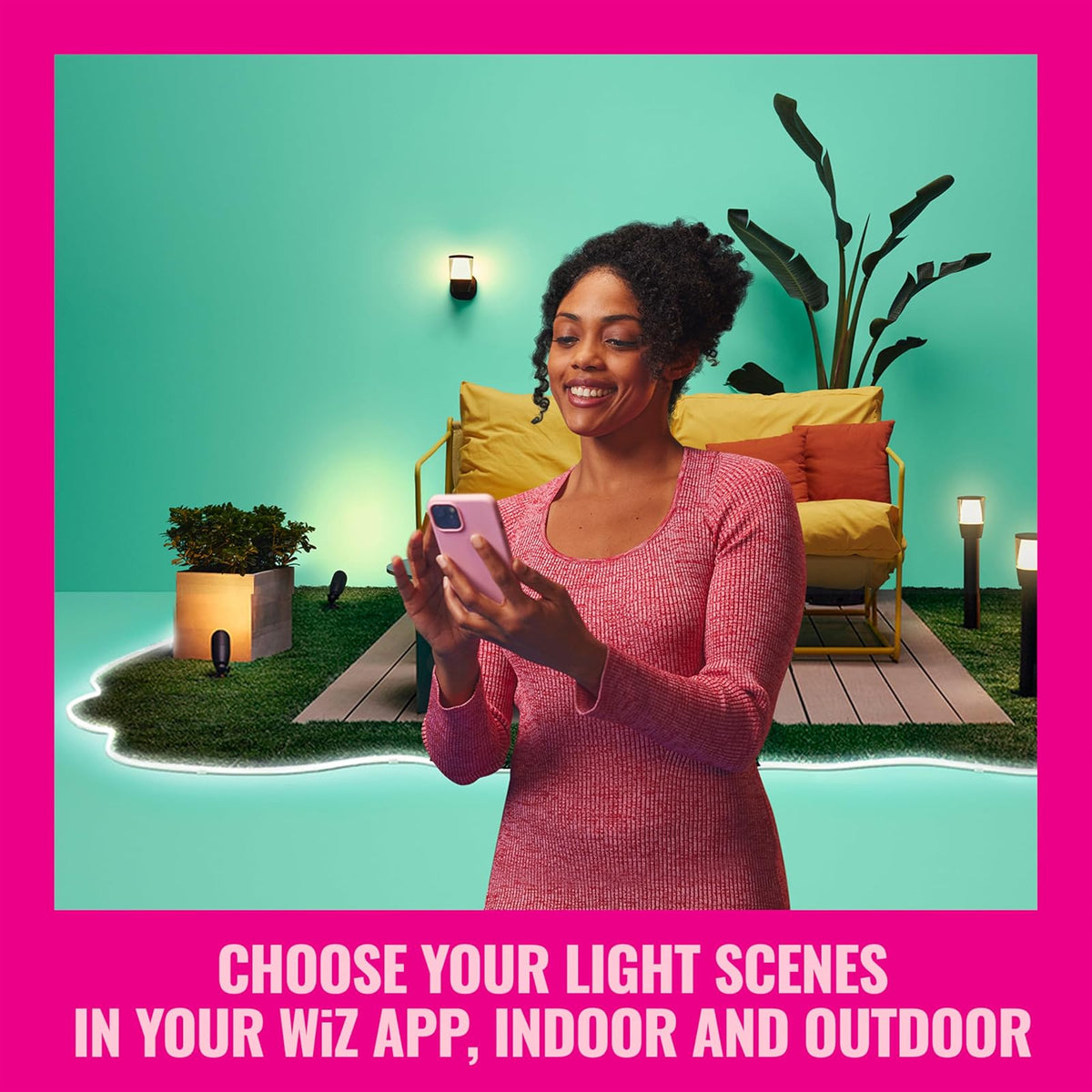WiZ Tira led Inteligente con luz multicolor para exteriores 24 watts