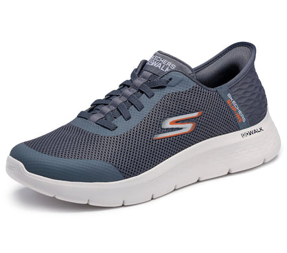 Skechers Go Walk Flex Hands Up Tenis para Hombre - Gris - 27.0 cm