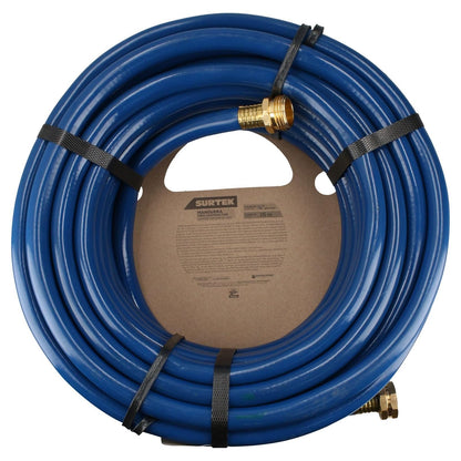 Surtek M12C15 Manguera para jardín contractor con conector metálico 1/2", 15 m