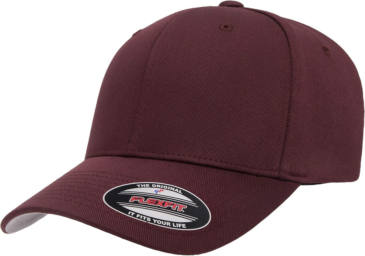 Flexfit Gorra de béisbol atlética para Hombre Gorra para Hombre - Granate - CH-M