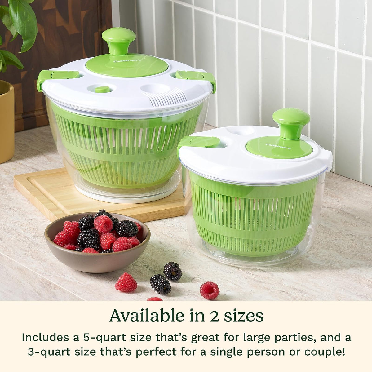 Cuisinart Spinner de ensalada, verde