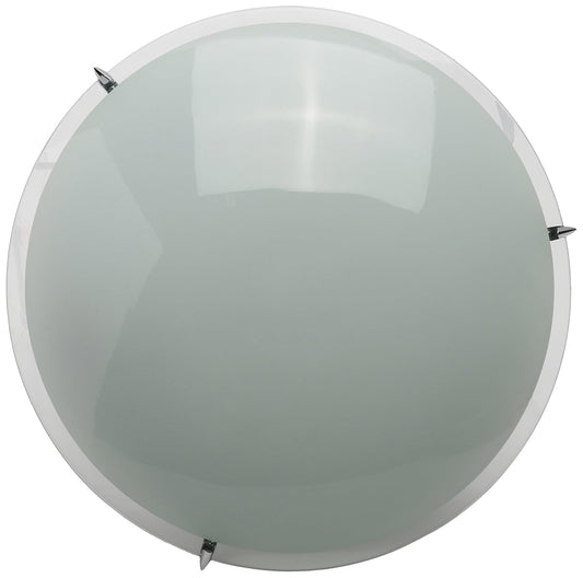 Estevez 19423 Burbia Plafón Redondo 25 Cm 1X60W, 1Xe26, Color Cromo. Iluminación Decorativa