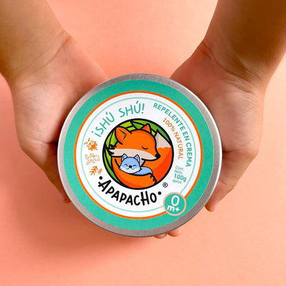 Apapacho B?lsamos ?sh? Repelente en Crema | Mantente a salvo de las picaduras y mordeduras de insectos mientras cuidas e hidratas tu piel.