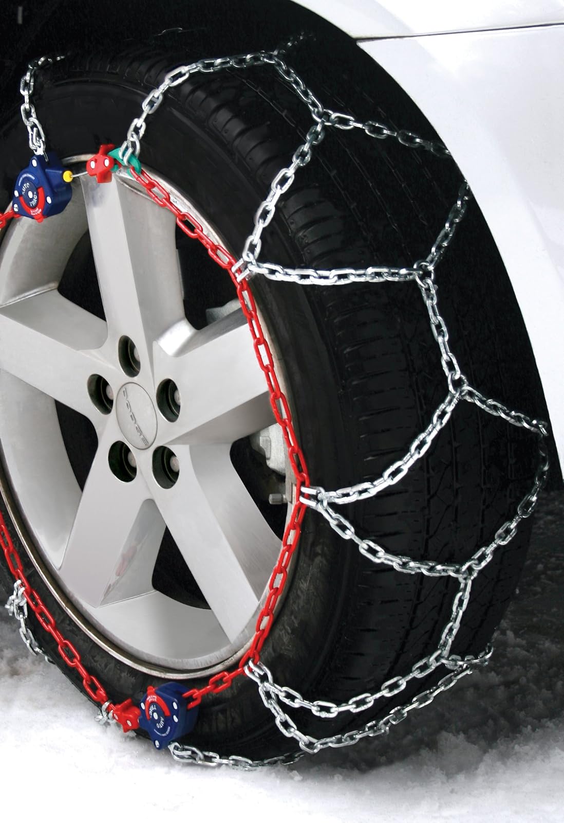 Security Chain Peerless Auto-Trac Cadena de Tracción Automática para Neumáticos 0154005, Juego de 2