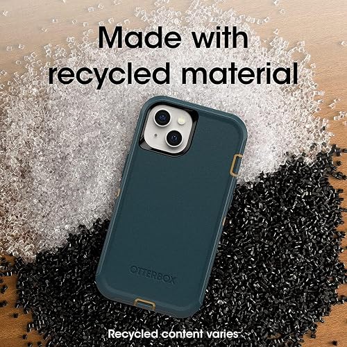 OtterBox - Funda para iPhone 13 (Solamente) Defender Series - Hunter Green, Resistente y Duradera, con protección de Puerto, Incluye Soporte de Clip de Funda
