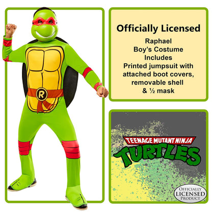 Rubies Teenage Mutant Ninja Turtles: Disfraz de Raphael para niños, talla XS