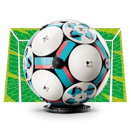LEGO Editions Balón de Futbol - Model Kit de Construcción para Niños y Niñas, Años 12+ - Regalo para Aficionados al Futbol - Decoración para Recamara - 43019