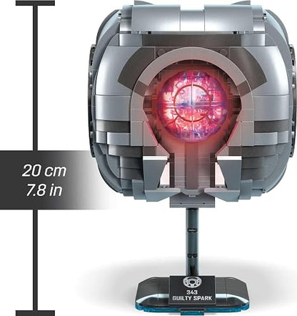 Mega Halo Model Réplica de Juguete de construcción, 343 Chispa culpable con 609 Piezas, Luces y Sonidos, Juego de construcción y exhibición para coleccionistas, Ideas de Regalo para Adultos