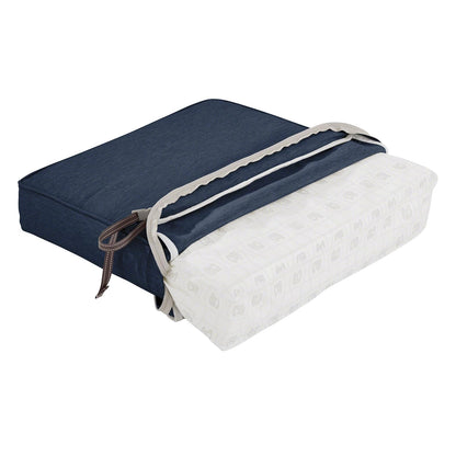 Classic Accessories Montlake - Cojín para bancos de patio (42 x 18 x 3 pulgadas, resistente al agua), color azul
