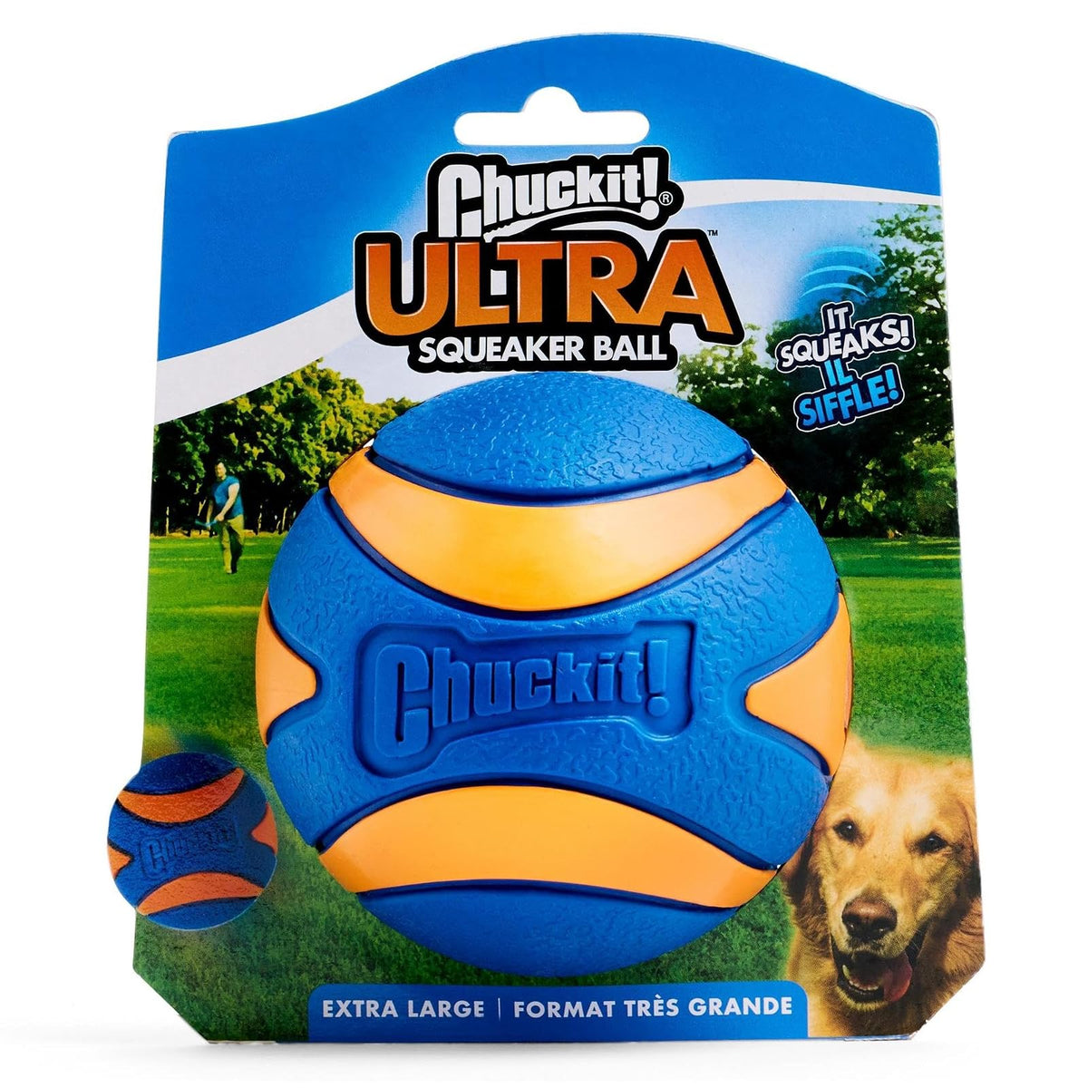 Chuckit! Ultra Squeaker Ball 47090 - Pelota para chirriar