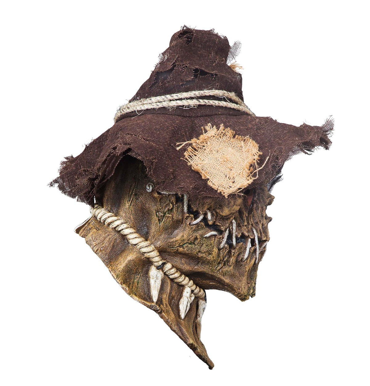 Ghoulish Productions Possessed Scarecrow, Máscara de Espantapajaros Poseído, Disfraz de Espanta Pajaros de Miedo Ideal para Halloween y Fiestas de Disfraces