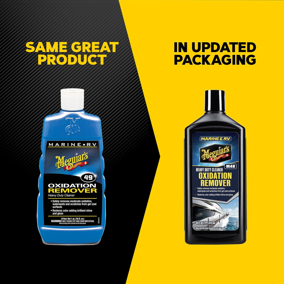 Meguiar's Removedor de Oxidación Heavy Duty M4916 para Barcos y RV, 473 ml