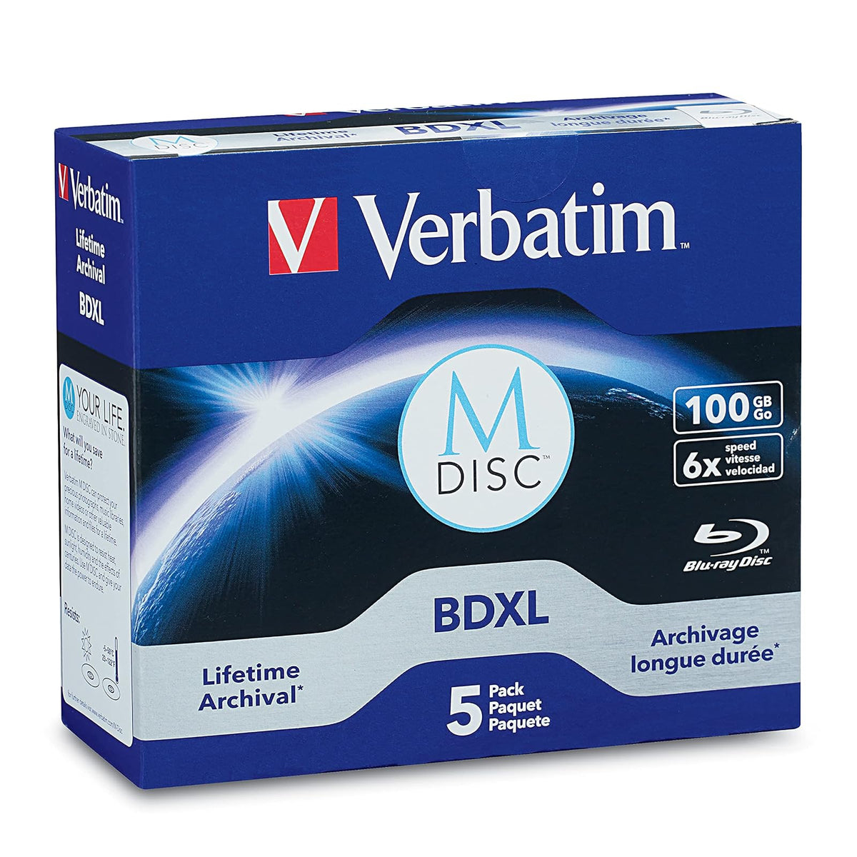Verbatim 98913 BLU-Ray Recordable Media, 120mm
