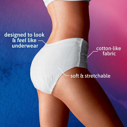Tena Incontinence Underwear for Women, Super Plus Absorbency, Xlarge, 56 Count