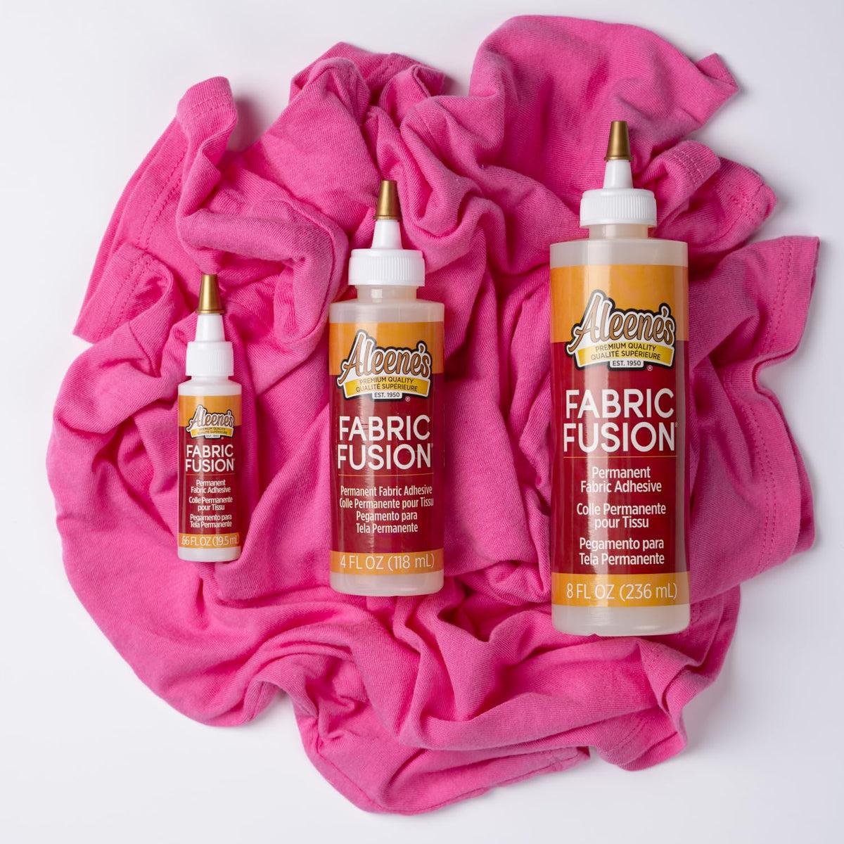 Aleene's Fusion Fabric Glue, 4 Fl Oz - 3 Pack, Multi