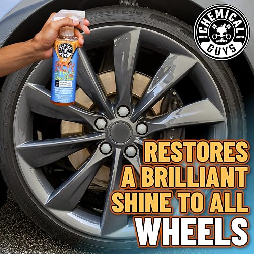 Chemical Guys CLD105 Gel limpiador de ruedas cítricas pegajoso seguro para todos los tipos de ruedas) funciona en automóviles, camiones, SUV, motocicletas, caravanas y más, 128 onzas líquidas 1 galón)