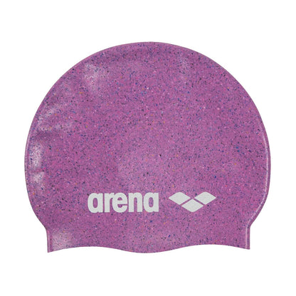 Arena Gorro de Natación de Silicona para Niños, Borde Reforzado - Rosa, morado