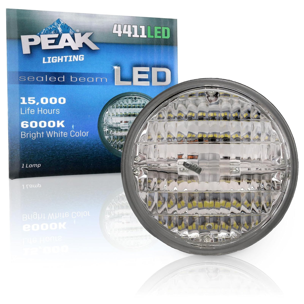 Peak 4411 LED blanco brillante 6000 K LED faros sellados
