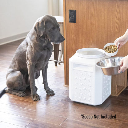 Gamma2 Vittles Vault, Contenedor para Alimento de mascotas, 16 kg -Mocha Granite