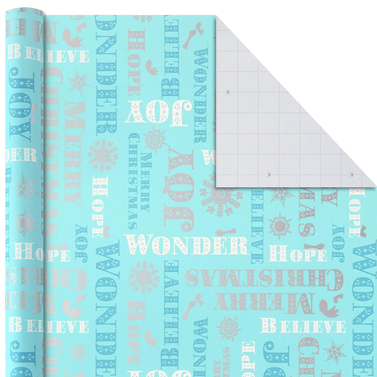 Hallmark Paquete de papel de regalo de día festivo con líneas cortadas en el reverso, Elegant Trend, 3 Pack, Tri-Pack, 1