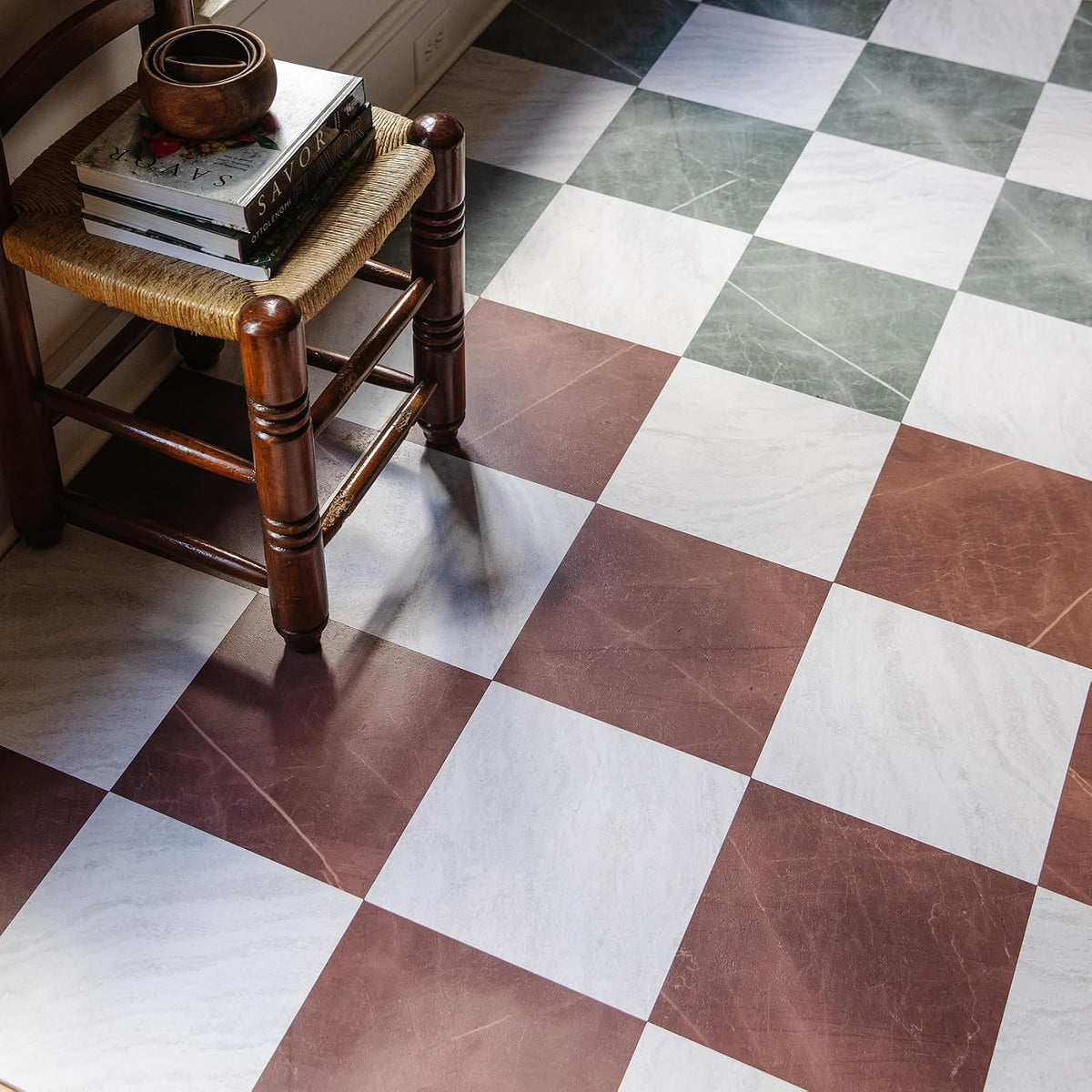 Oxblood FP6333 - Azulejos para despegar y pegar