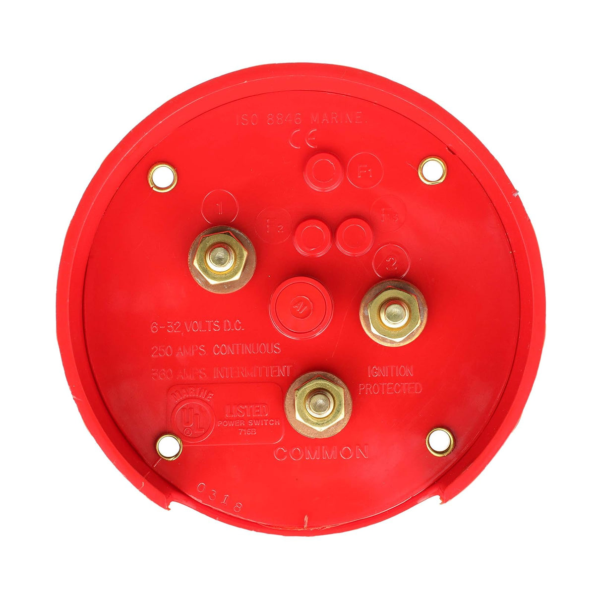 Seachoice Interruptor de selección de batería, desconexión de aislamiento de corte, doble, 12-50 V